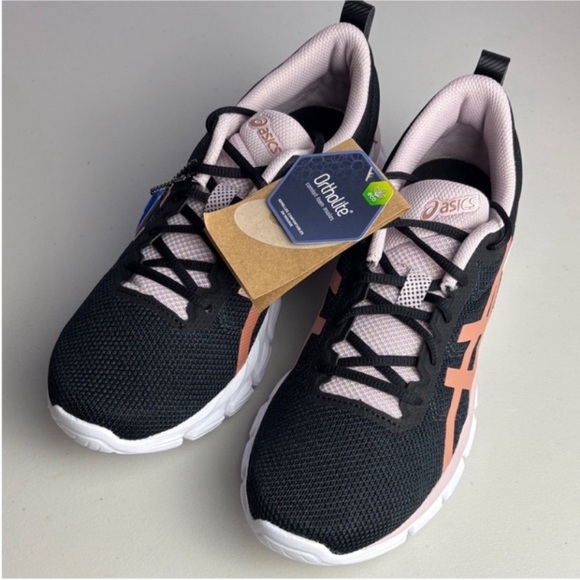 NWT ASICS GEL QUANTUM LYTE Black and Metallic
Rose Gold Running Shoes OG Box - Picture 11 of 13